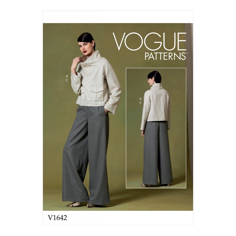 V1642 Misses’ Top and Pants