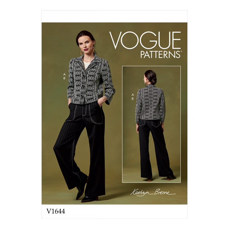 V1644 Misses’ Jacket and Pants
