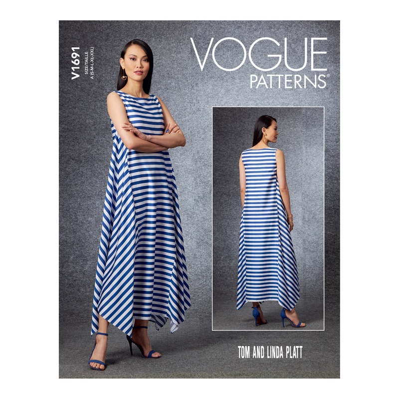V1691 Misses’ Dress (size: S-M-L-XL-XXL)