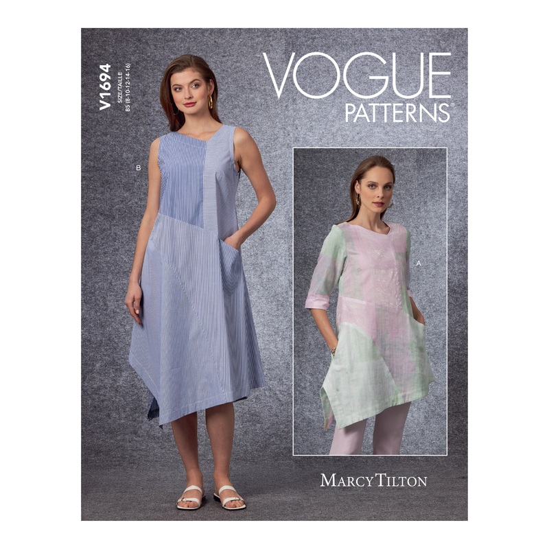 V1694 Misses’ Tunic & Dress