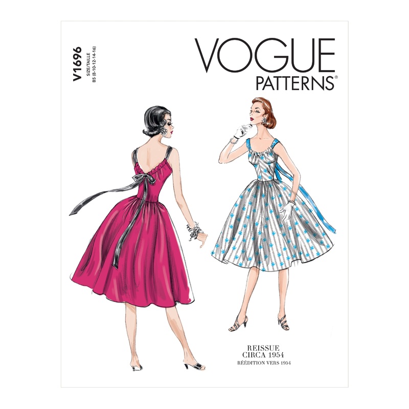 V1696 Misses’ Dress