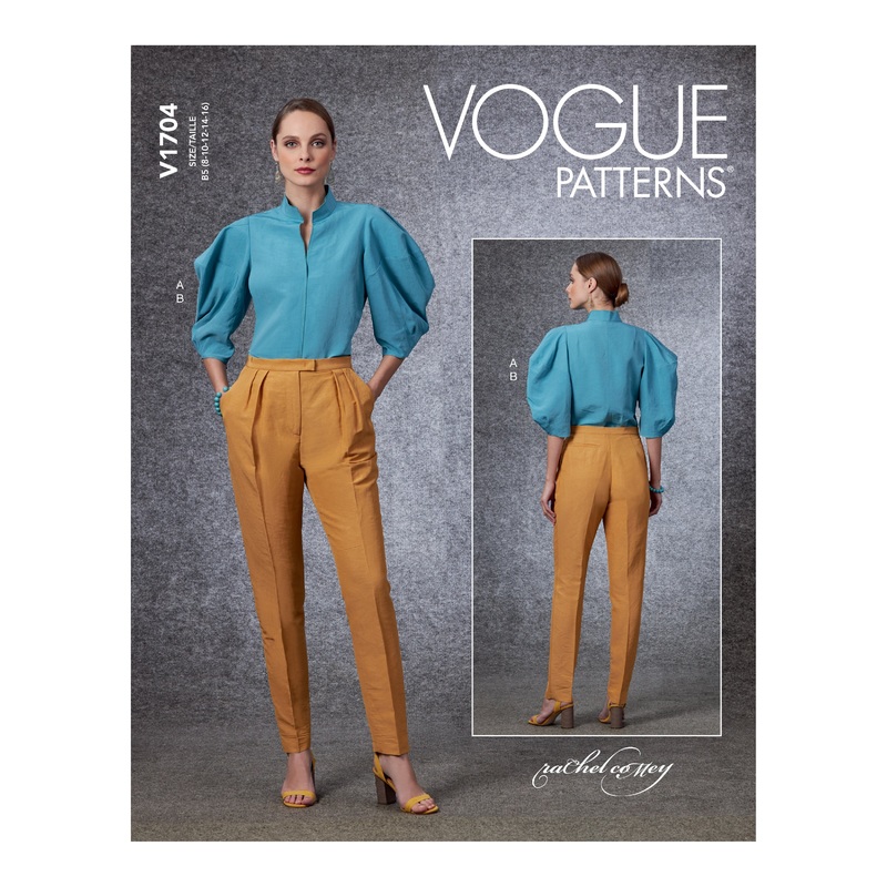 V1704 Misses’ Top & Pants