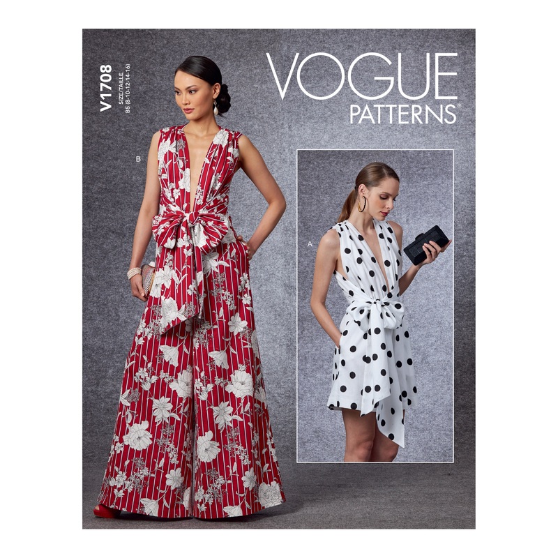 V1708 Misses’ Jumpsuit