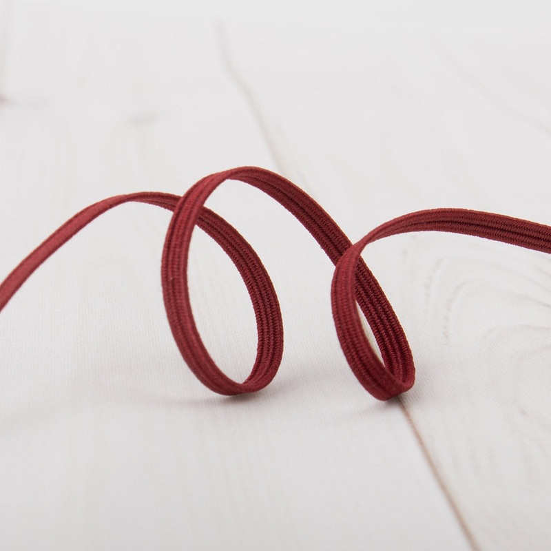 3mm braided elastic – BURGUNDY