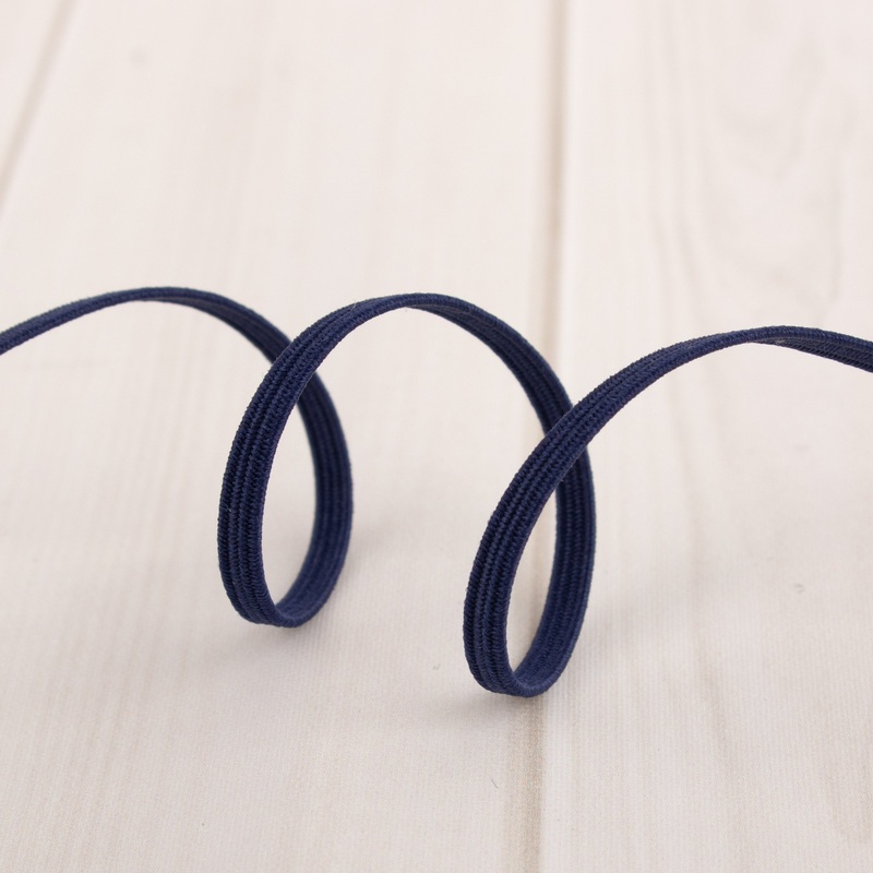 3mm braided elastic – DARK BLUE