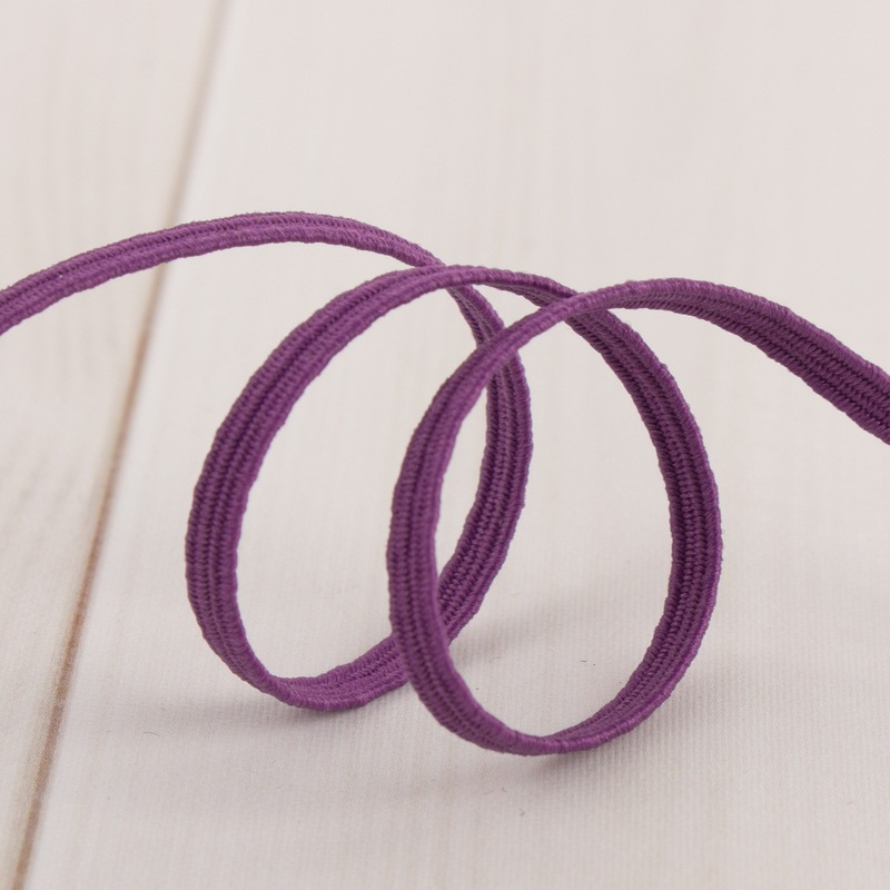 3mm braided elastic – PURPLE