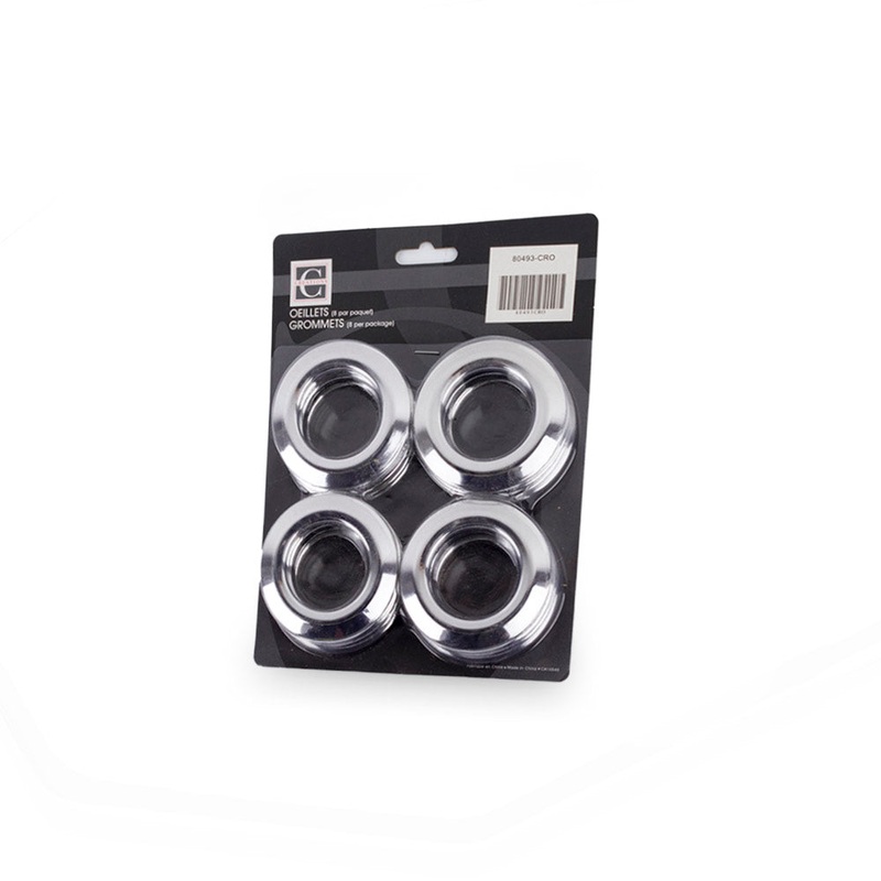 70mm – Plastic Grommets – Chrome