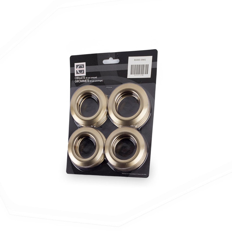 70mm – Plastic Grommets – Smokey Grey