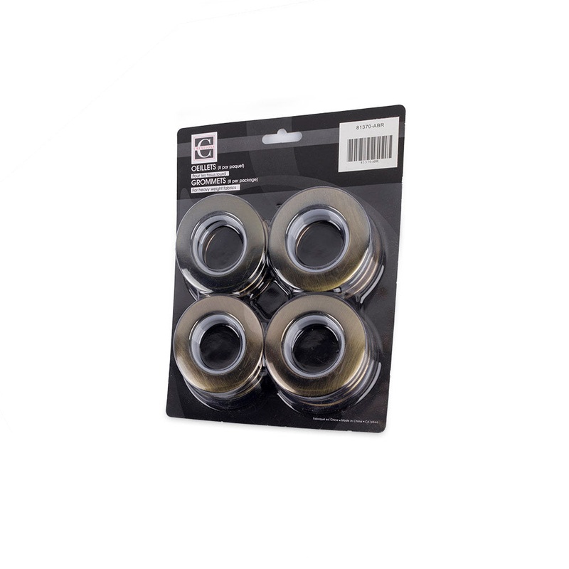 74mm – Heavy Duty Plastic Grommets – Antique Brass