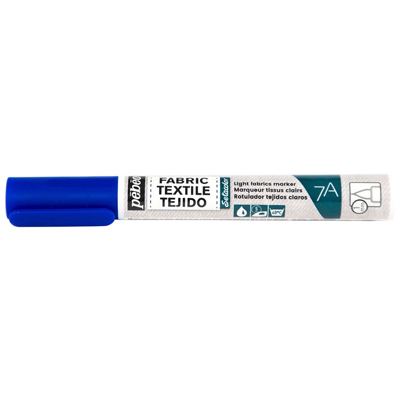 7A LIGHT FABRICS MARKER 1 MM Blue