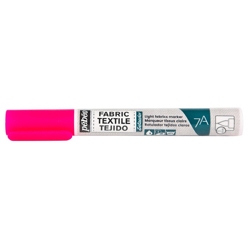 7A LIGHT FABRICS MARKER 1 MM FLUO PINK