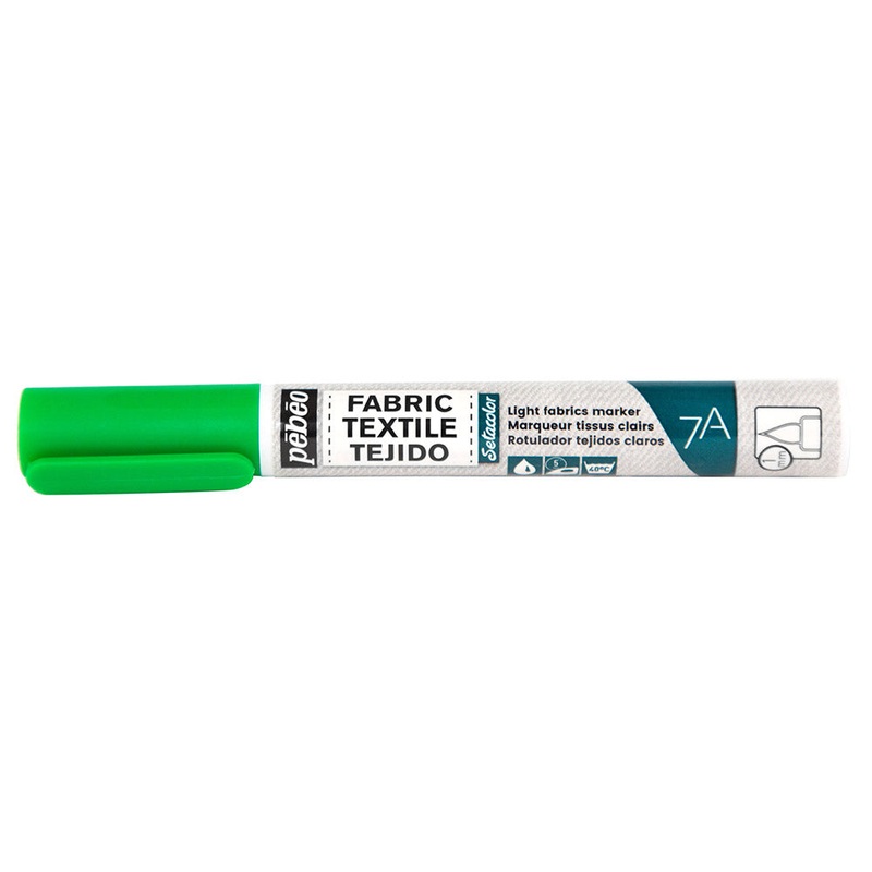 7A LIGHT FABRICS MARKER 1 MM LIGHT GREEN