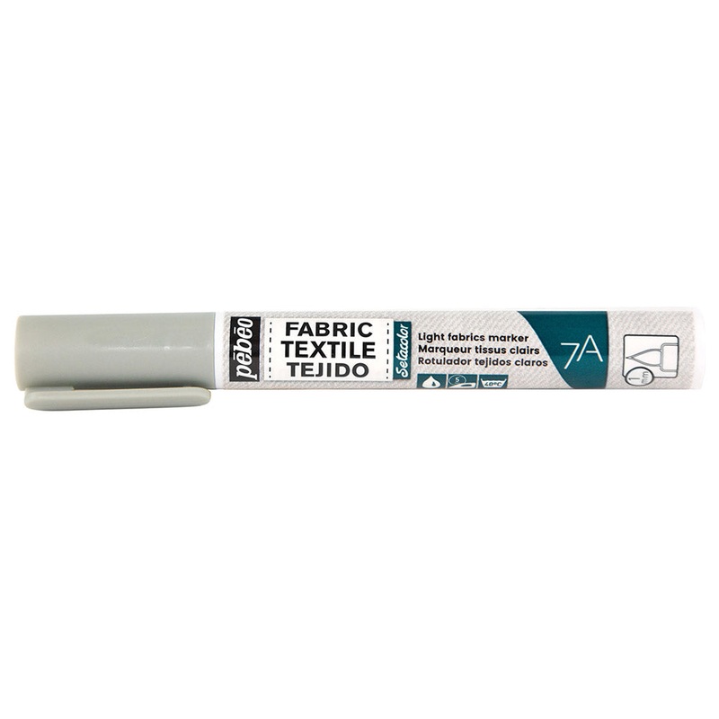 7A LIGHT FABRICS MARKER 1 MM LIGHT GREY