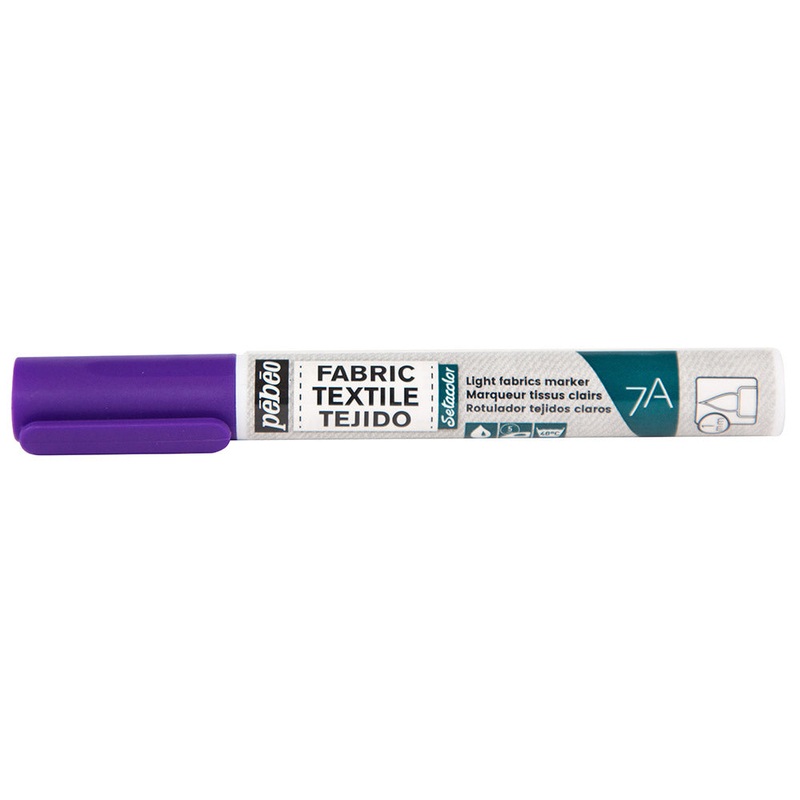 7A LIGHT FABRICS MARKER 1 MM LIGHT VIOLET