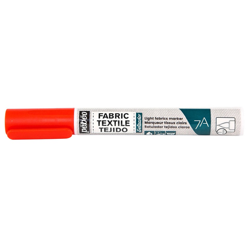 7A LIGHT FABRICS MARKER 1 MM RED