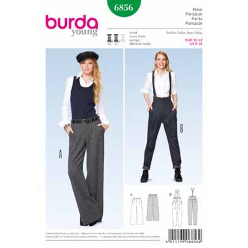 BURDA – 6856 Ladies Pants Young