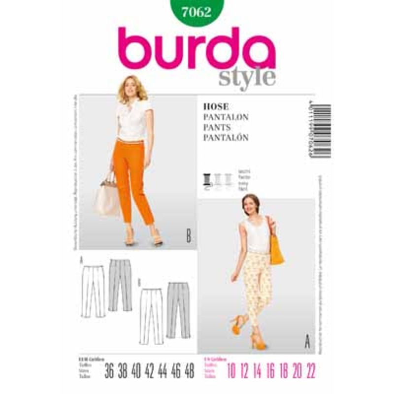 BURDA – 7062 Ladies Pants