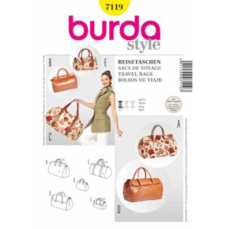 BURDA – 7119 Accessory Bags