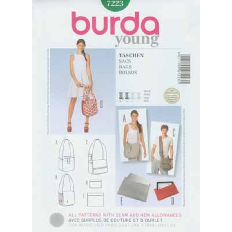 BURDA – 7223 Accessory Bags