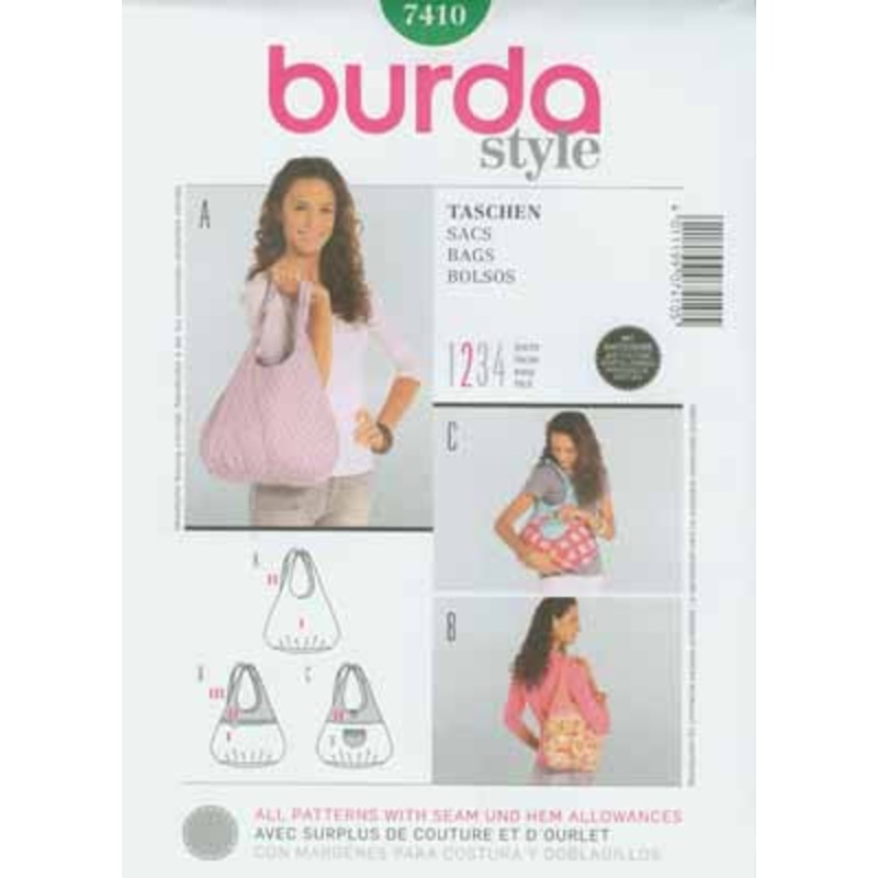 BURDA – 7410 Accessory Bags