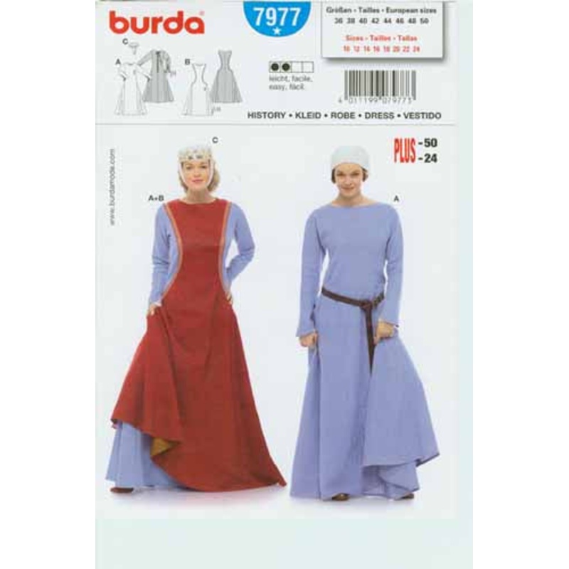 BURDA – 7977 Costume Ladies-Historical