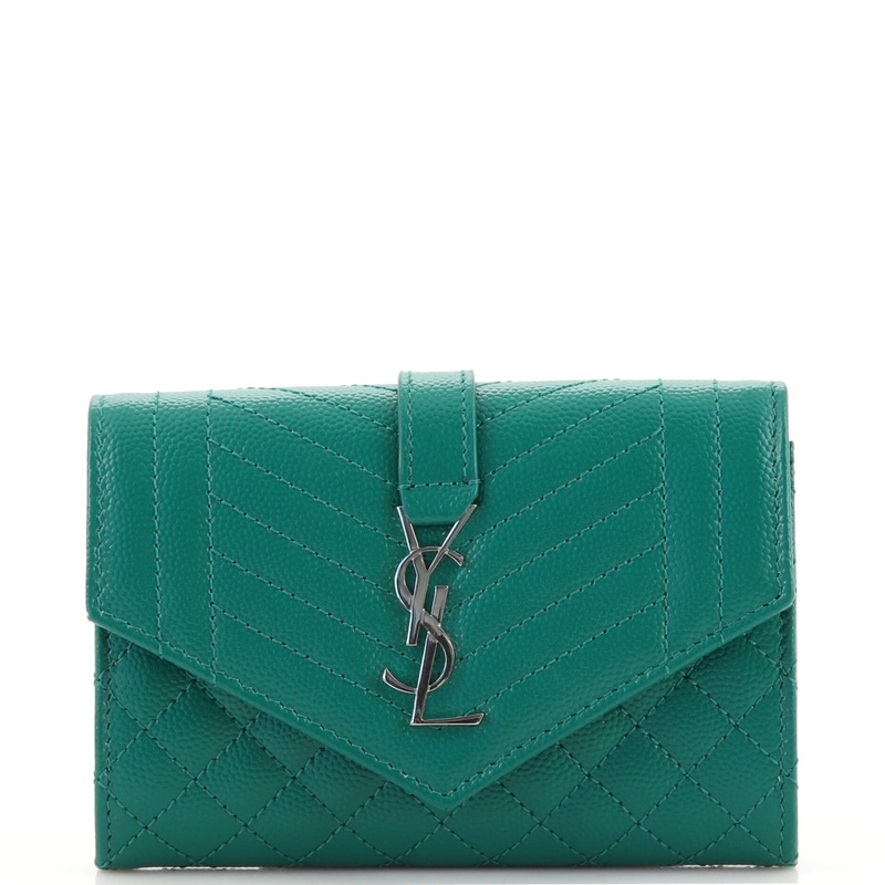 Classic Monogram Flap Wallet Mixed Matelasse Leather Small S744817038490