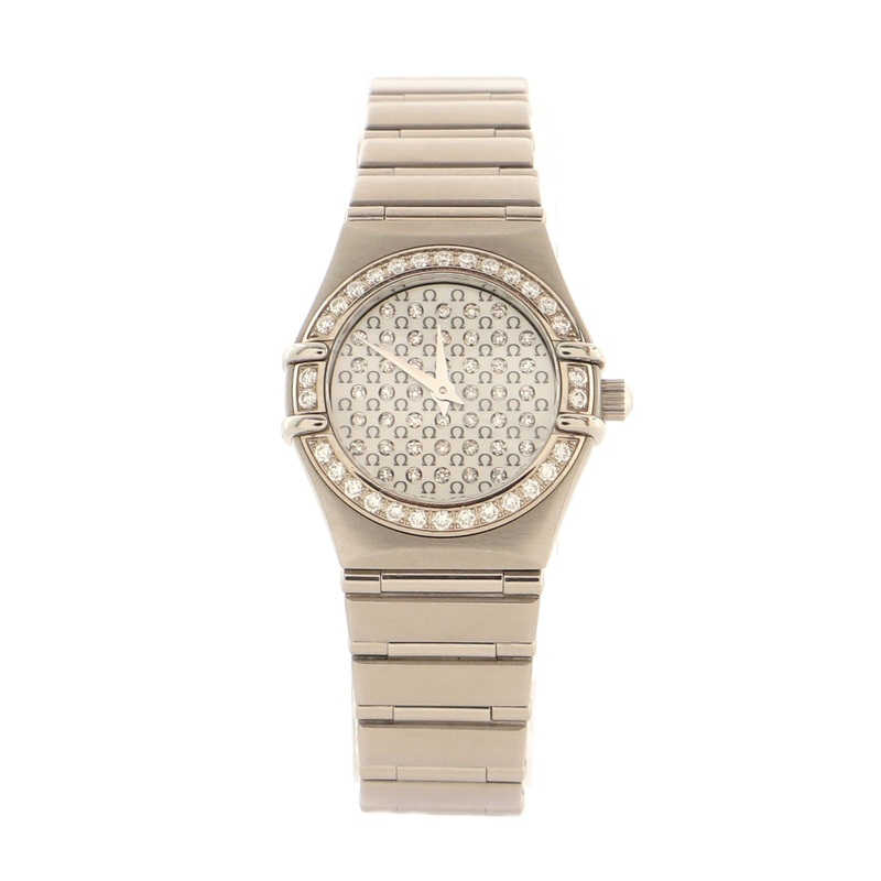 Constellation My Choice Quartz Watch Stainless Steel with Diamond Dial and Bezel and Mother of Pearl 23