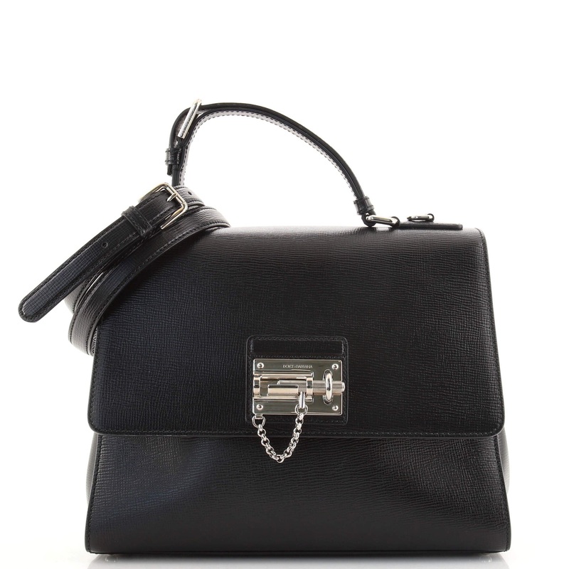 Monica Top Handle Flap Bag Leather Large S744817036421