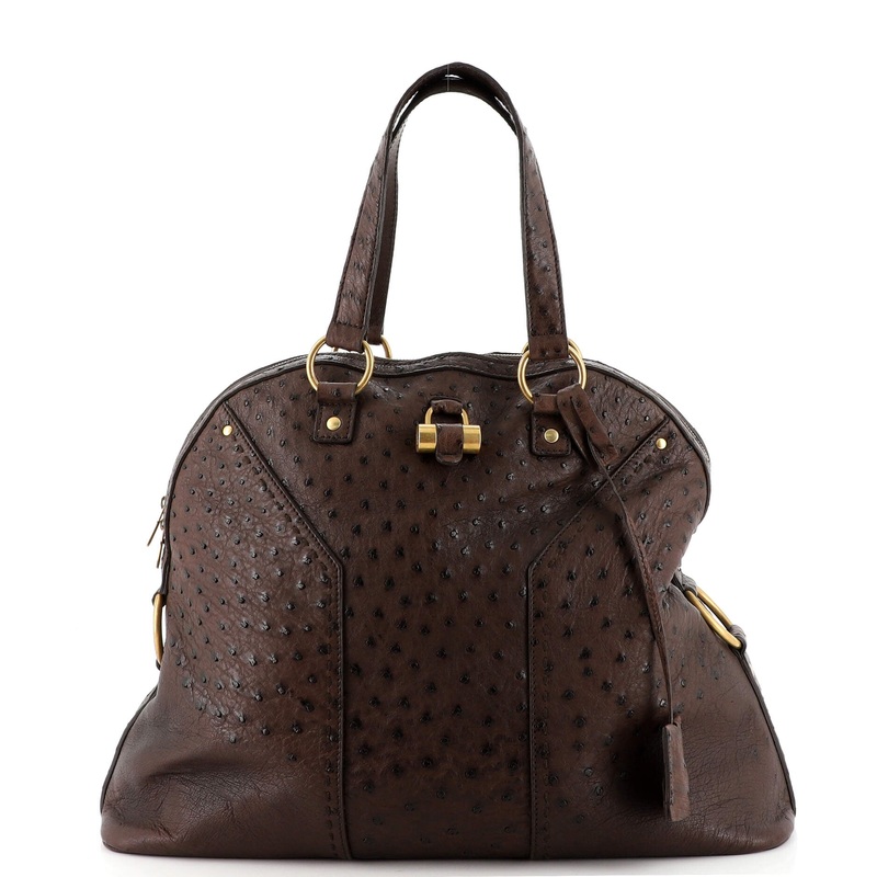 Muse Shoulder Bag Ostrich Oversized S744817036724