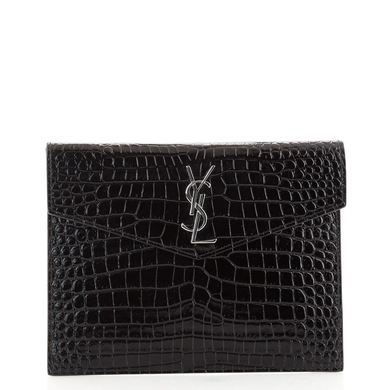 Uptown Pouch Crocodile Embossed Leather Baby S744817039571