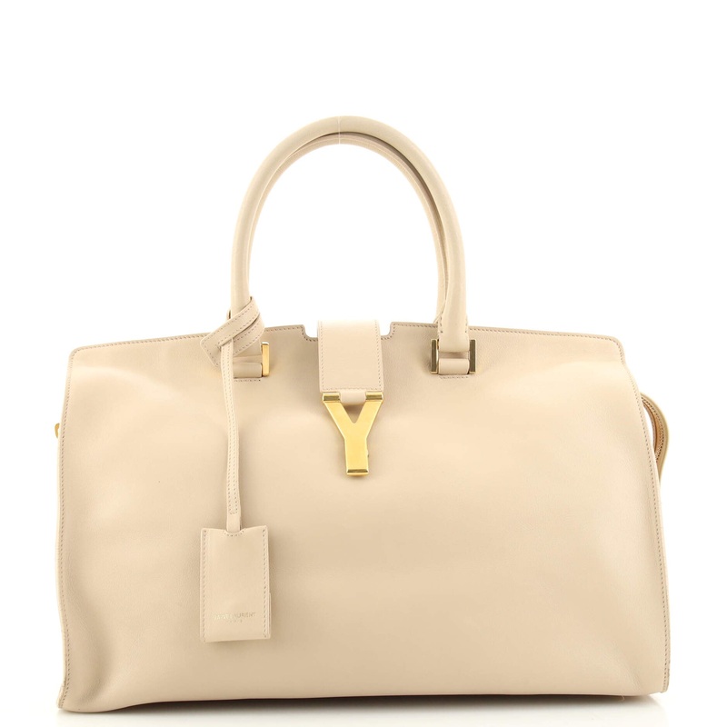 Classic Y Cabas Textured Leather Medium S744817030983