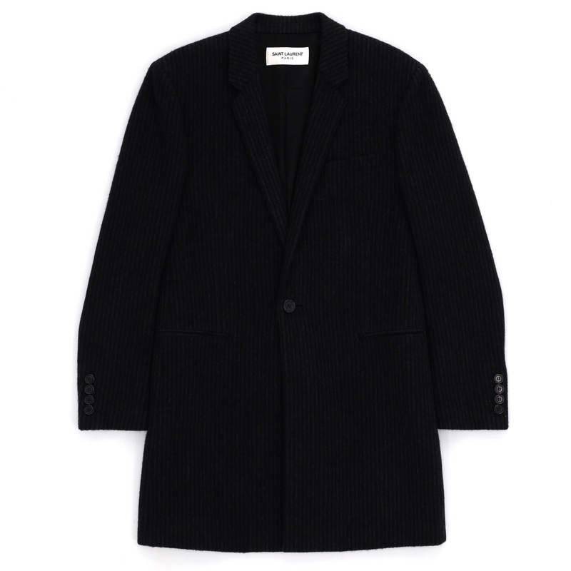 Men’s Single Breasted Coat Wool Blend