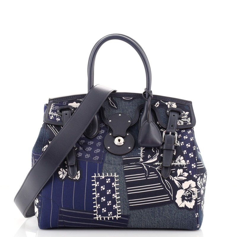 Ricky Satchel Patchwork Denim 33