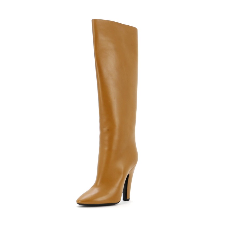 Women’s Tube Knee High Boots Leather