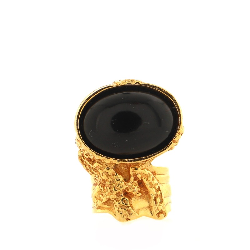 Arty Ring Metal and Cabochon S744817008315