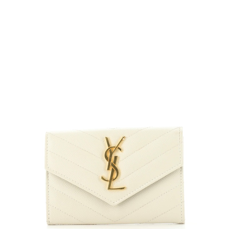 Classic Monogram Flap Wallet Matelasse Chevron Leather Small S744817010589