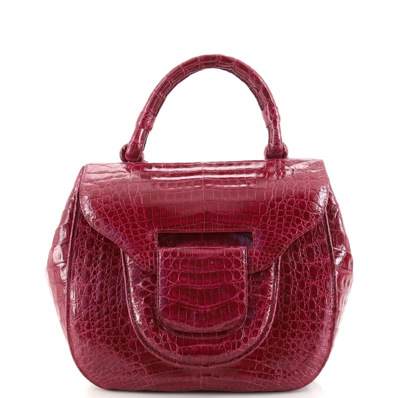 Flap Pocket Bag Crocodile Medium S744817012175