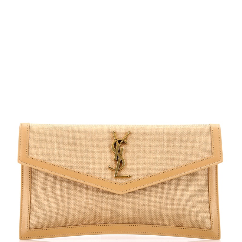 Uptown Pouch Woven Raffia S744817009881