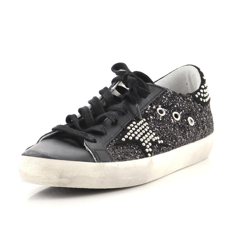 Women’s Superstar Sneakers Glitter Leather S744817009179