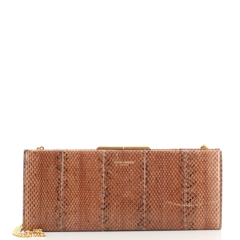 Chain Frame Clutch Snakeskin S744817002899
