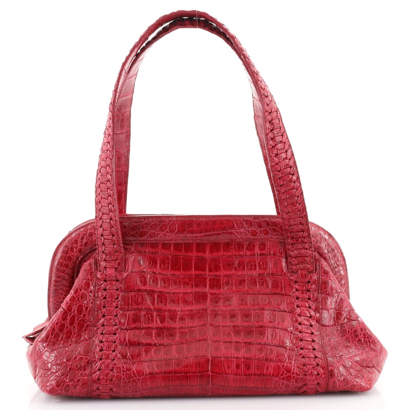 Frame Satchel Crocodile Medium S744817004736
