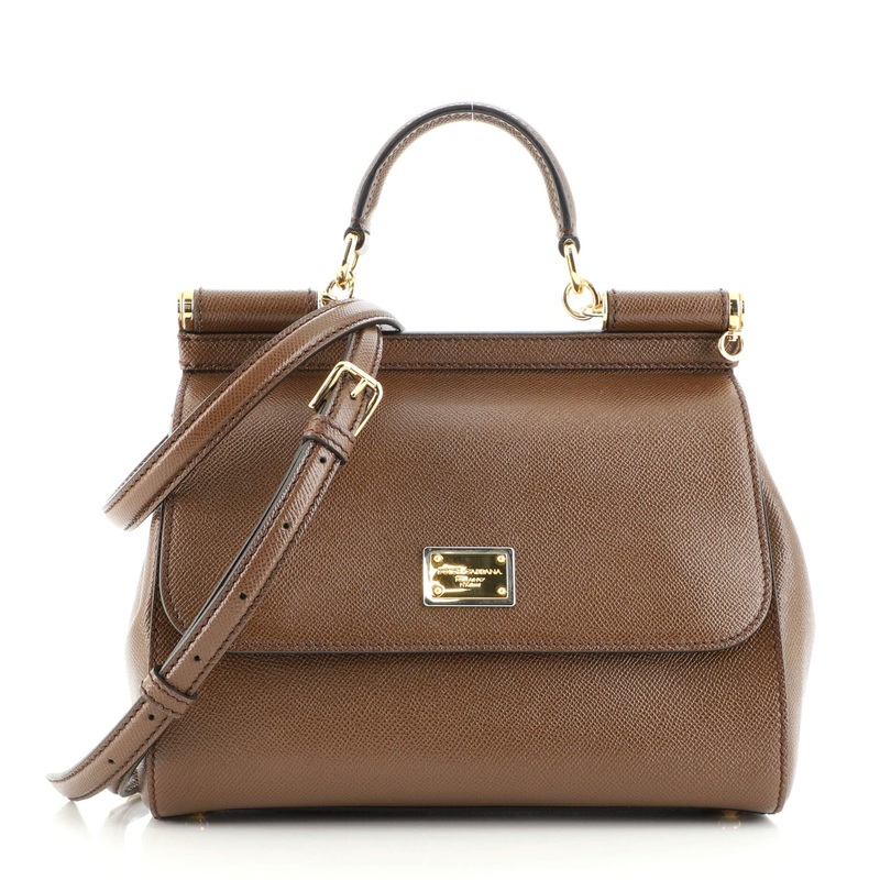 Miss Sicily Bag Leather Medium S744817003833