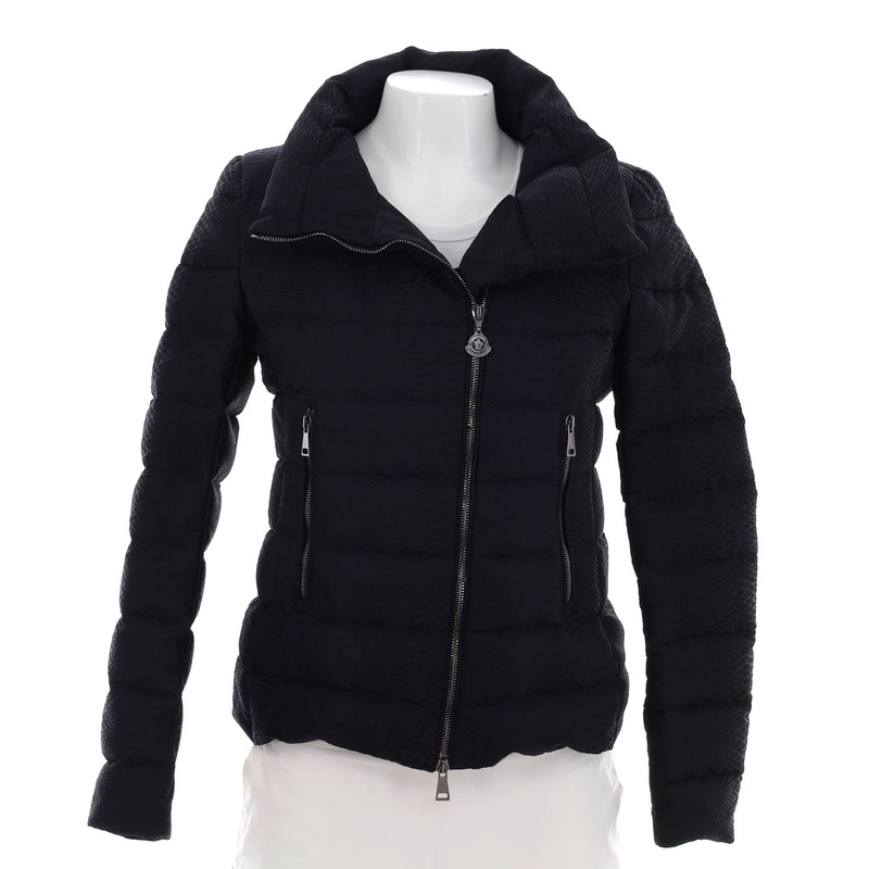 Women’s Antigone Asymmetrical Puffer Jacket Snake Embossed Quilted Polyester