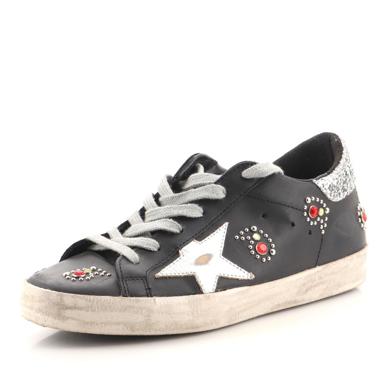 Women’s Superstar Sneakers Embellished Leather S744817001375