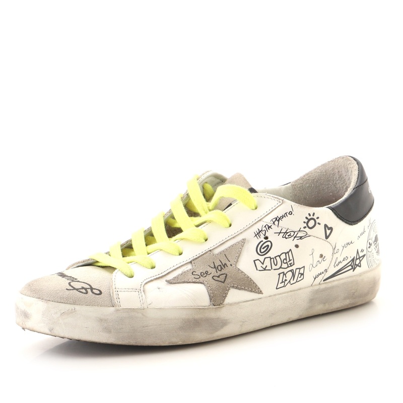 Women’s Superstar Sneakers Printed Leather S744817001998