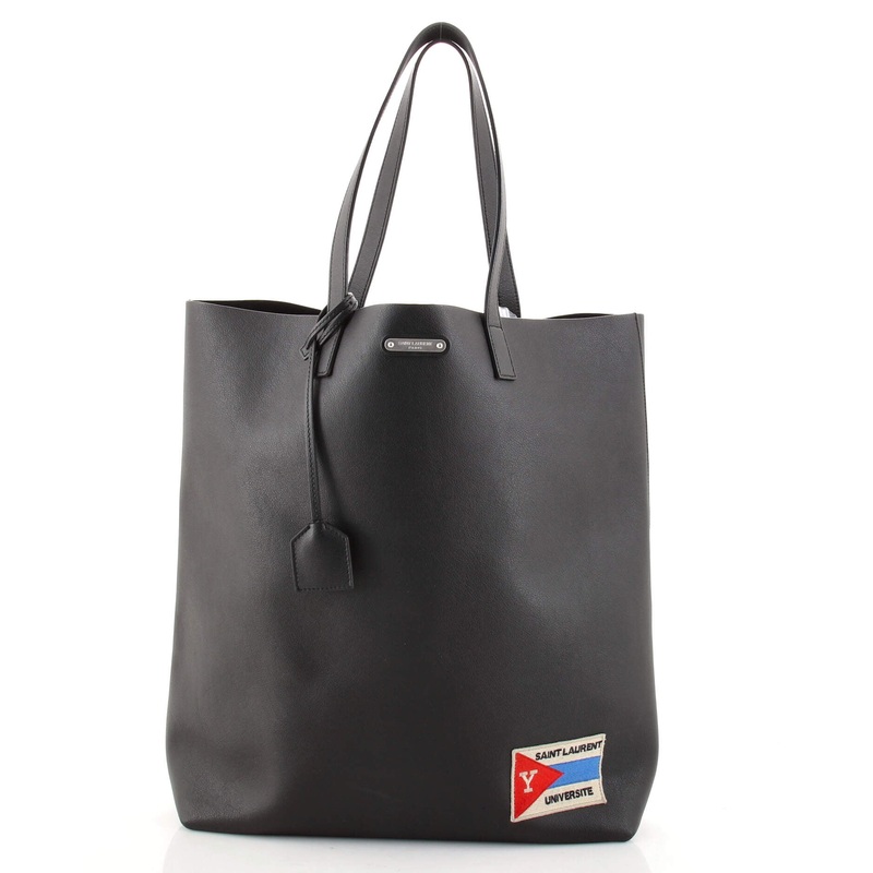 Bold Tote Leather with Applique Large S744816996338