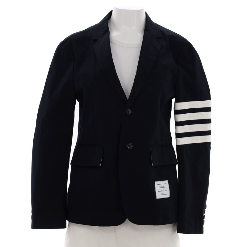 Men’s Single Breasted 4-Bar Classic Blazer Cotton