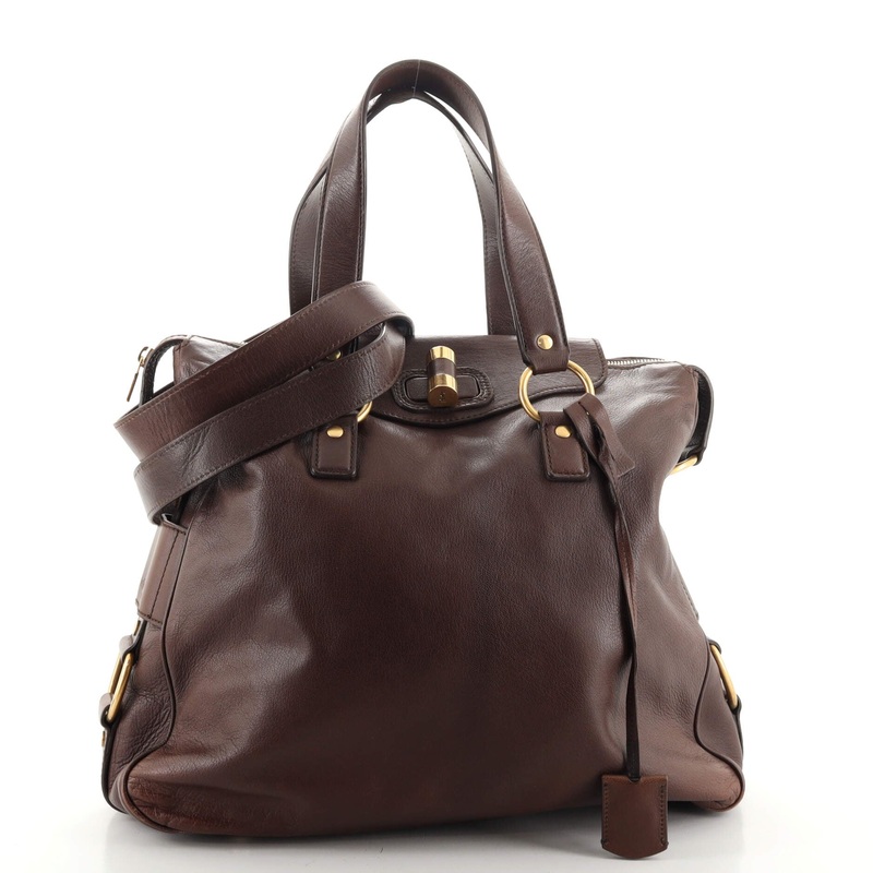 Rive Gauche Satchel Leather Large