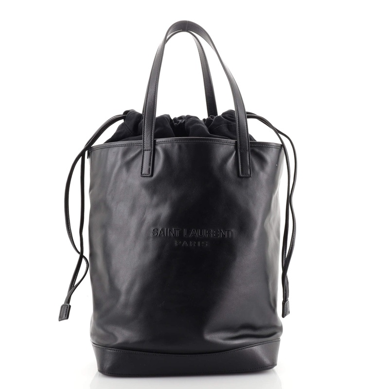 Teddy Shopping Tote Leather with Canvas S744816995679