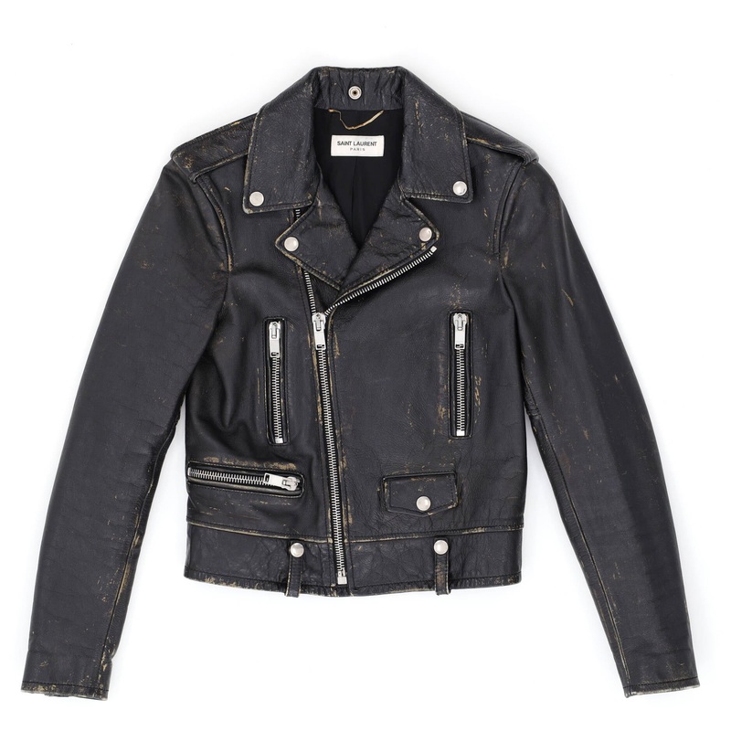 Women’s L01 Biker Jacket Distressed Leather